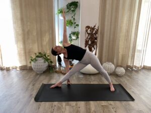 triangle pose