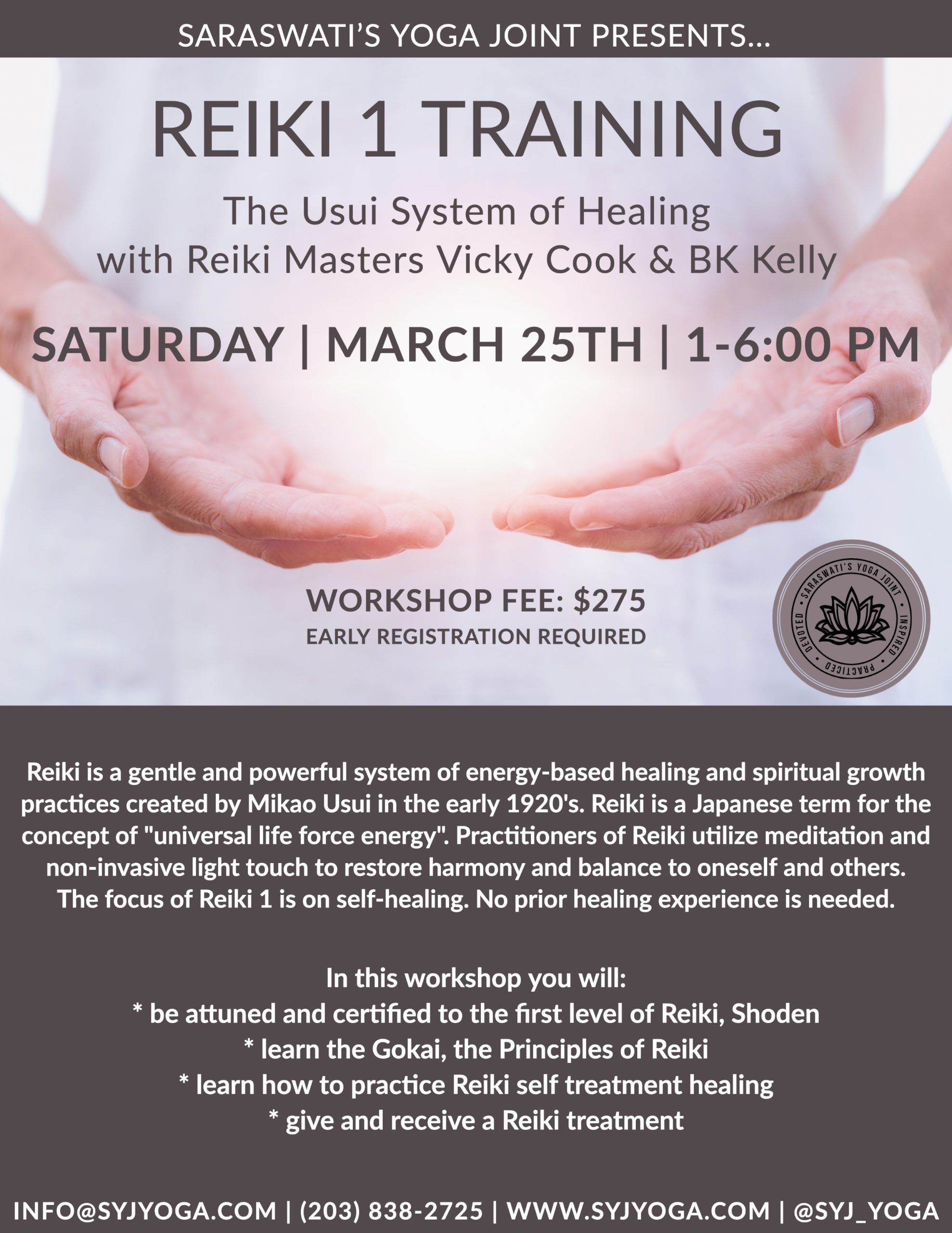 Reiki Training 1-1