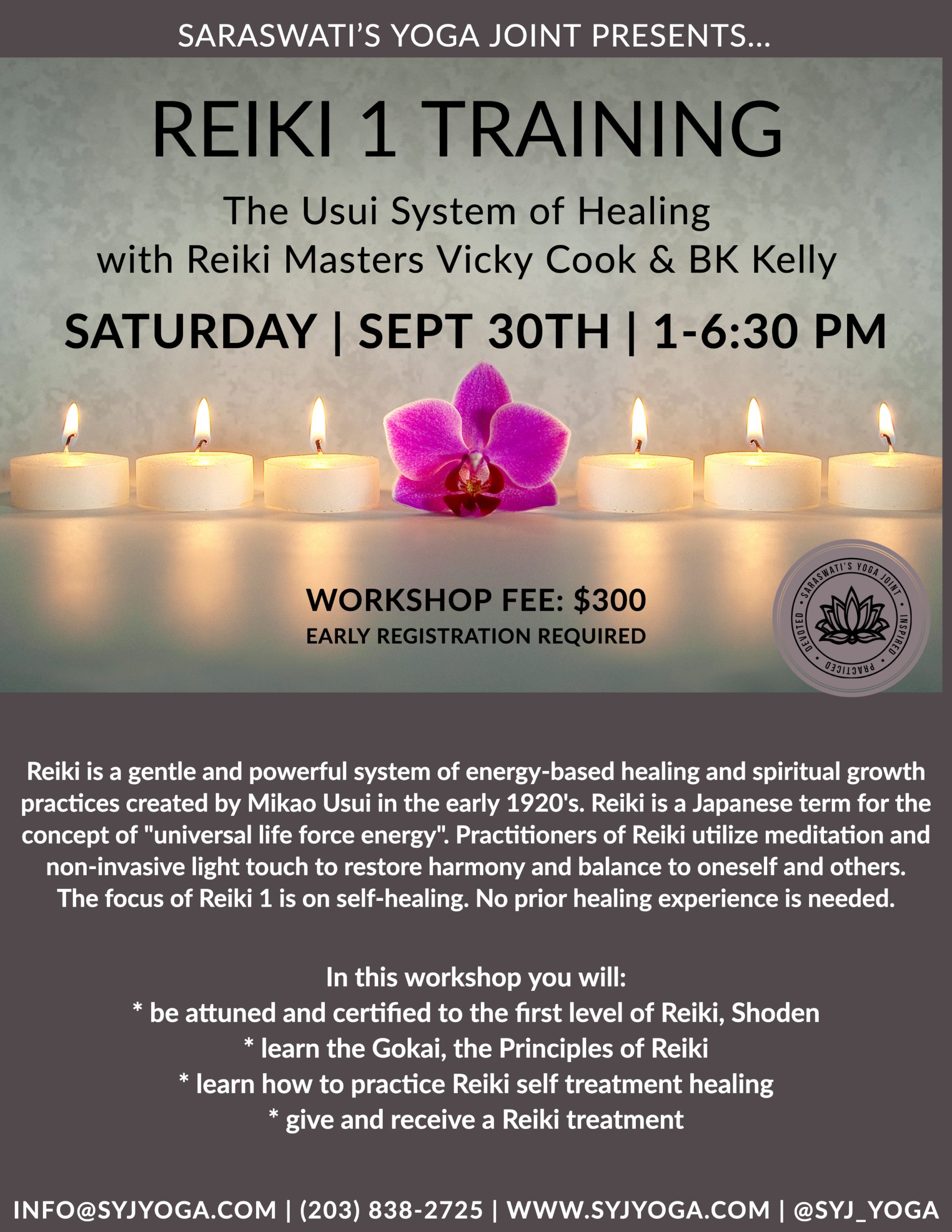 Reiki Training 1-1